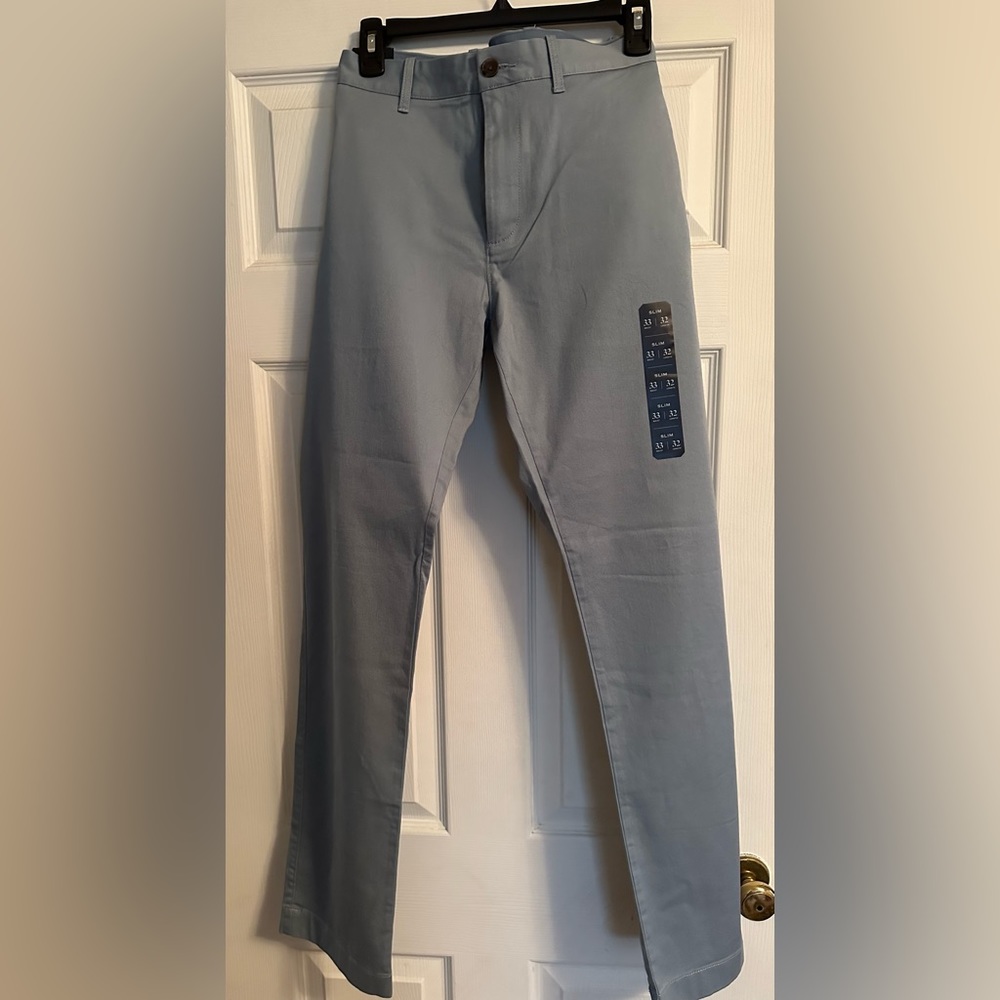 J. Crew Men’s Slim Pant 33x32. Gray/ blueish color